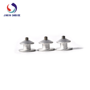 jx12-9.5-2 อลูมิเนียมกระดุมน้ำแข็งสไปค์กับคาร์ไบด์