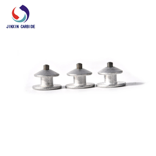 jx12-9.5-2 อลูมิเนียมกระดุมน้ำแข็งสไปค์กับคาร์ไบด์